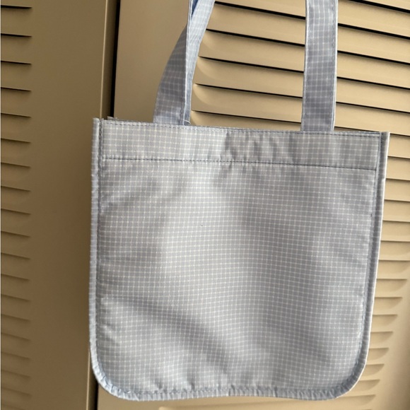 Rare Miffy Blue Checkered Tote Bag - Picture 2 of 5